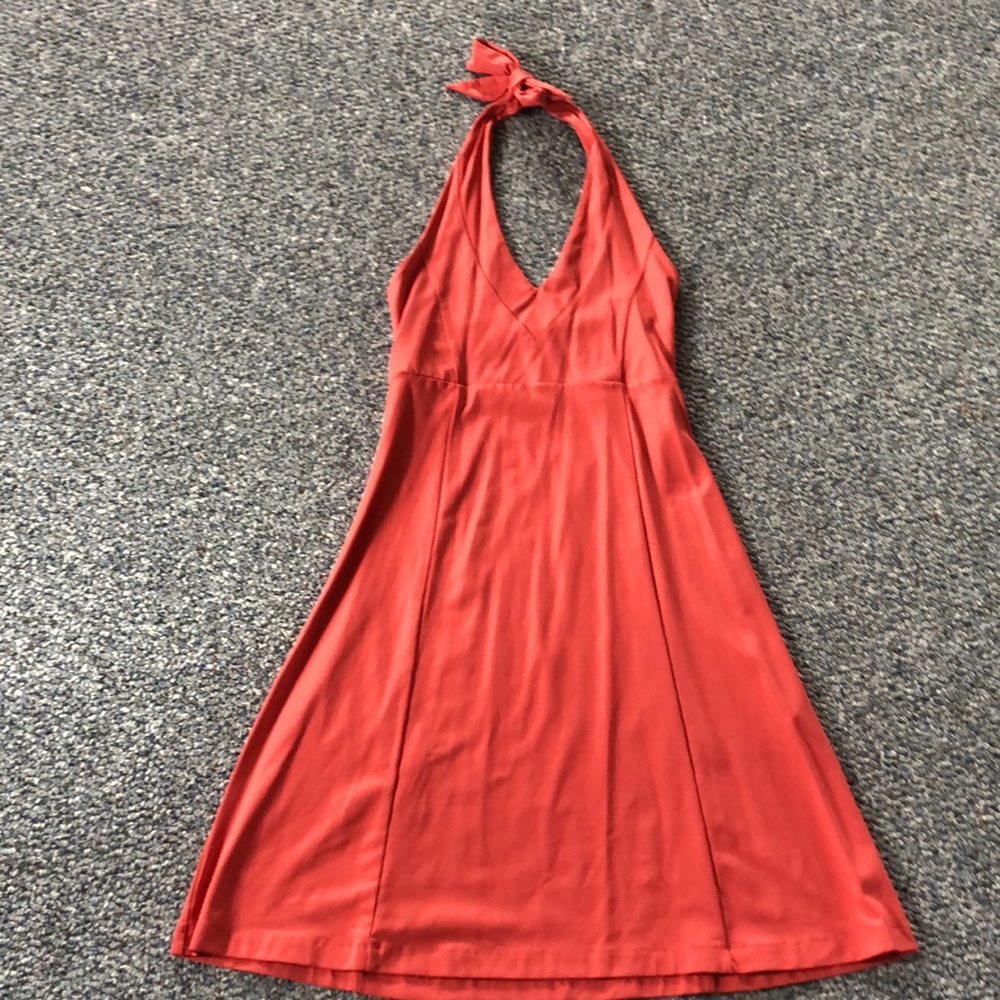 Fitted Patagonia halter dress